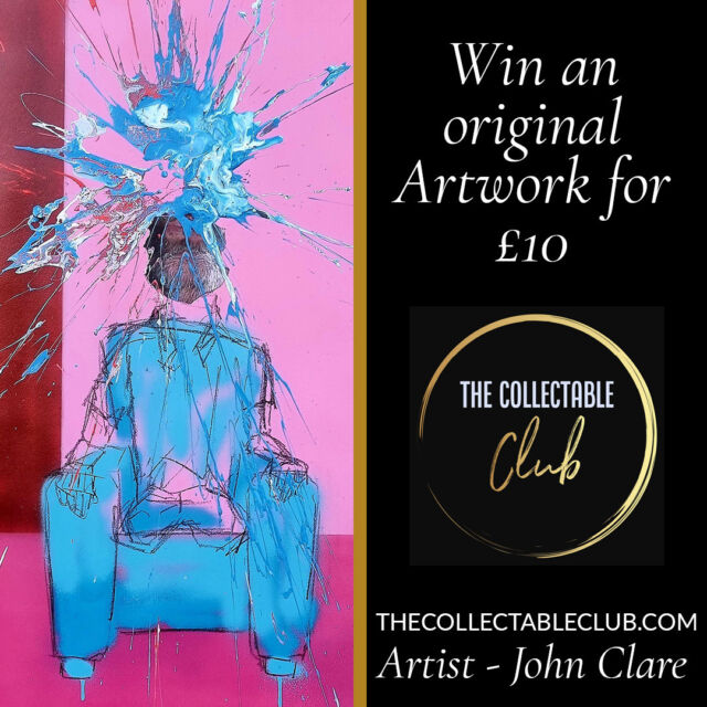 Please follow: @thecollectableclub ⁠
⁠
Have you ever wanted to start an art collection but didn't want to spend thousands on your first piece? ⁠
⁠
You can now be in with a chance of owning an original artwork by one of our amazing artists for only £10.⁠
⁠
By purchasing your ticket, you will also be supporting one of the charities we have partnered with. ⁠
⁠
Over the next few weeks we will be launching competitions to win artworks by The Collectable Clubs artists including the 'modern day Bacon' John Clare⁠
⁠
@johnclareart⁠
⁠
#londonartist #explore #ukart #collectart #artcollector #artcurator #artgallery #artistic #artistofinstagram #artlovers #artofinstagram #artoftheday #artstagram #artsy #artworks #contemporaryart #creative #instaart #winluxuryitems #winart