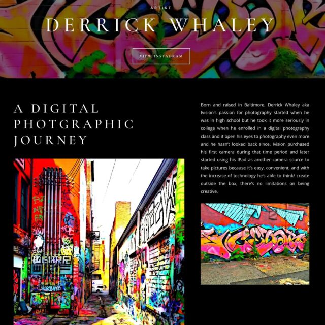 As well as a printed magazine The Flux Review has an online platform showcasing artist profiles and portfolios - this is the work of @ivisionphotos

Visit: https://www.thefluxreview.com/derrick-whaley/